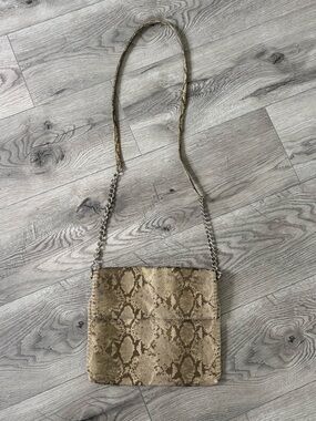 Chico's Snake-Print Crossbody Purse